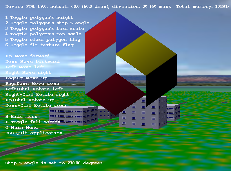 Polygon Menu